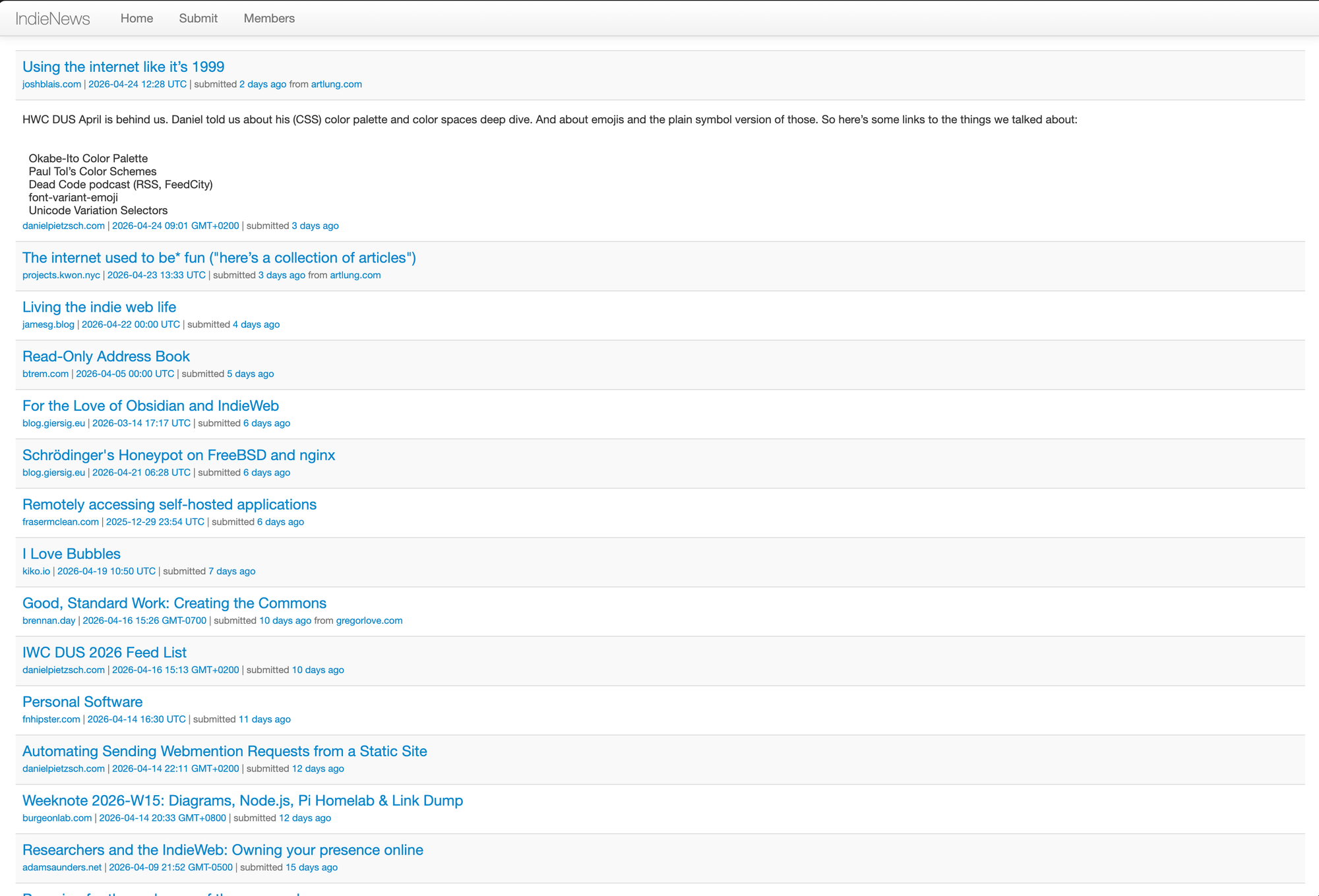 Indieweb News